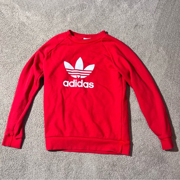 adidas Other - Adidas Men's Red cotton crewneck